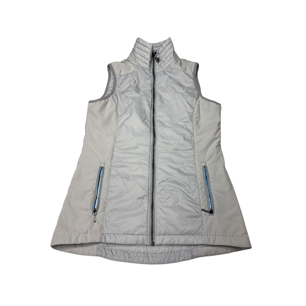 Kuhl Projekt Vest Womens XS Gray‎ Quilted Insulated Full Zip Outdoor Puffer 16F